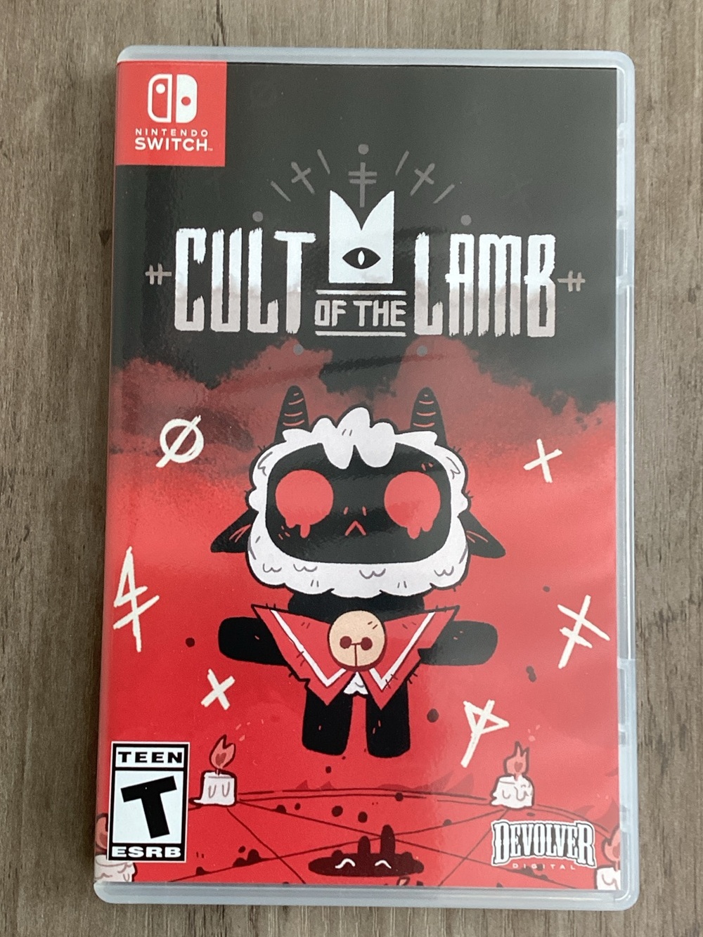 Nintendo Switch Cult of the Lamb Red Black Game
